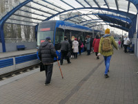 Трамвай в Киеве 