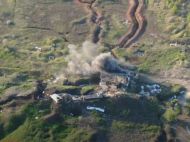 З'явилося відео удару ВСУ по&nbsp;бойовикам в&nbsp;зоні ООС