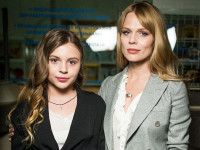 Оля Фреймут с дочерью