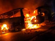 У&nbsp;Єгипті автобус врізався у&nbsp;вантажівку і&nbsp;загорівся&nbsp;&mdash; 20 загиблих