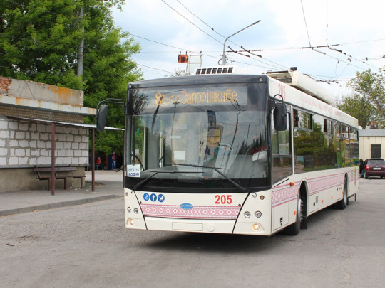 Тролейбус в Запоріжжі