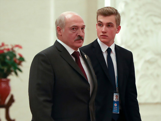 Лукашенко з сином Миколою