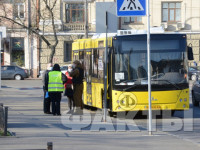 Рух транспорту в центрі Києва