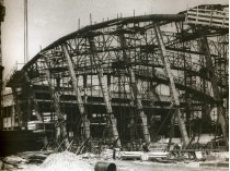 Будівництво аеровокзалу в Борисполі. 1960-і