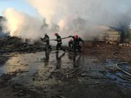 Под Харьковом во&nbsp;время пожара на&nbsp;пилораме погиб мужчина