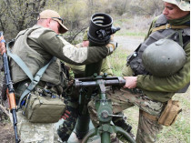 Украинские бойцы на передовой