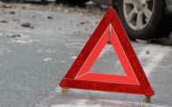&laquo;Пьяное&raquo; ДТП в&nbsp;Киеве: на&nbsp;проспекте Курбаса перевернулась бетономешалка