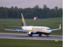 Літак Ryanair у Мінську
