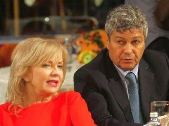 Мирча Луческу с женой Нели