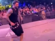 &laquo;Не&nbsp;стрибайте в&nbsp;кедах на&nbsp;мокрих колонках&raquo;: відео епічного падіння лідера Kozak System на&nbsp;концерті в&nbsp;Києві