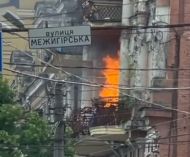 Пожежа в&nbsp;Києві: на&nbsp;Подолі горів балкон жилого будинку