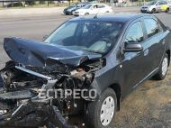 ДТП в&nbsp;Києві: Kia влетіла в&nbsp;автобус, постраждали водій і&nbsp;пасажири