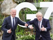 Джо Байден та Борис Джонсон на саміті G7
