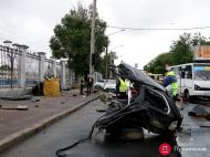 Автомобіль розірвало навпіл: в&nbsp;Одесі сталася смертельна ДТП біля залізничного вокзалу