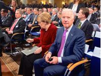 Джо Байден і Ангела Меркель на саміті НАТО у Брюсселі