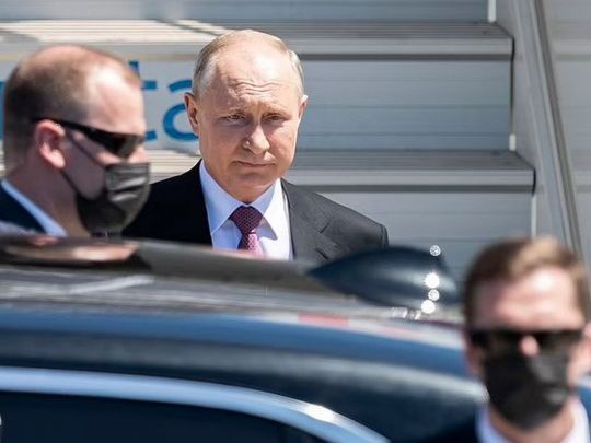 Владимир Путин прилетел в Женеву