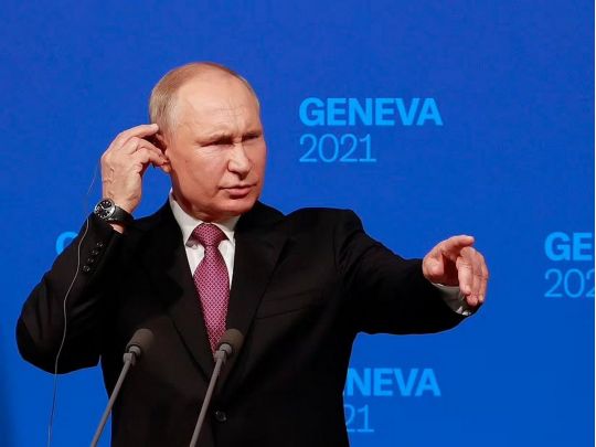 Владимир Путин в Женеве