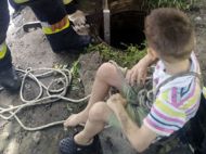У&nbsp;Дніпрі маленький хлопчик впав у&nbsp;шестиметровий каналізаційний колодязь
