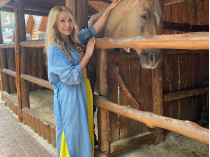Ольга Сумская с конем