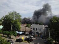 7 пожежних підрозділів з&nbsp;Харкова і&nbsp;евакуація людей: що&nbsp;відомо про масштабну пожежу в&nbsp;Чугуєві