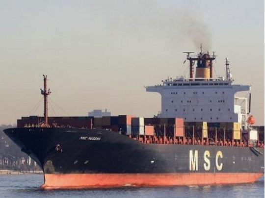 пожежа на судні MSC Messina