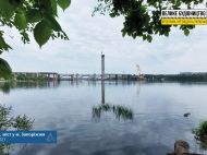 &laquo;Велике будівництво&raquo;: пілон вантового мосту у&nbsp;Запоріжжі з&rsquo;єднали з&nbsp;лівим берегом Дніпра