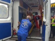Приступ епілепсії за&nbsp;кермом: в&nbsp;Дніпрі мікроавтобус протаранив авто поліцейських і&nbsp;маршрутку