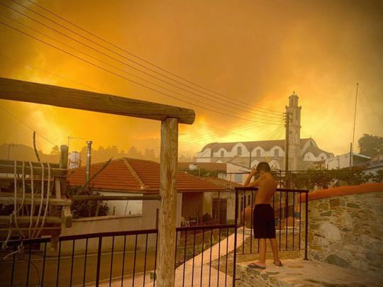 Пожежа на Кіпрі