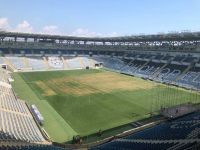 Восторженные фанаты Монатика вытоптали газон поля на центральном одесском стадионе
