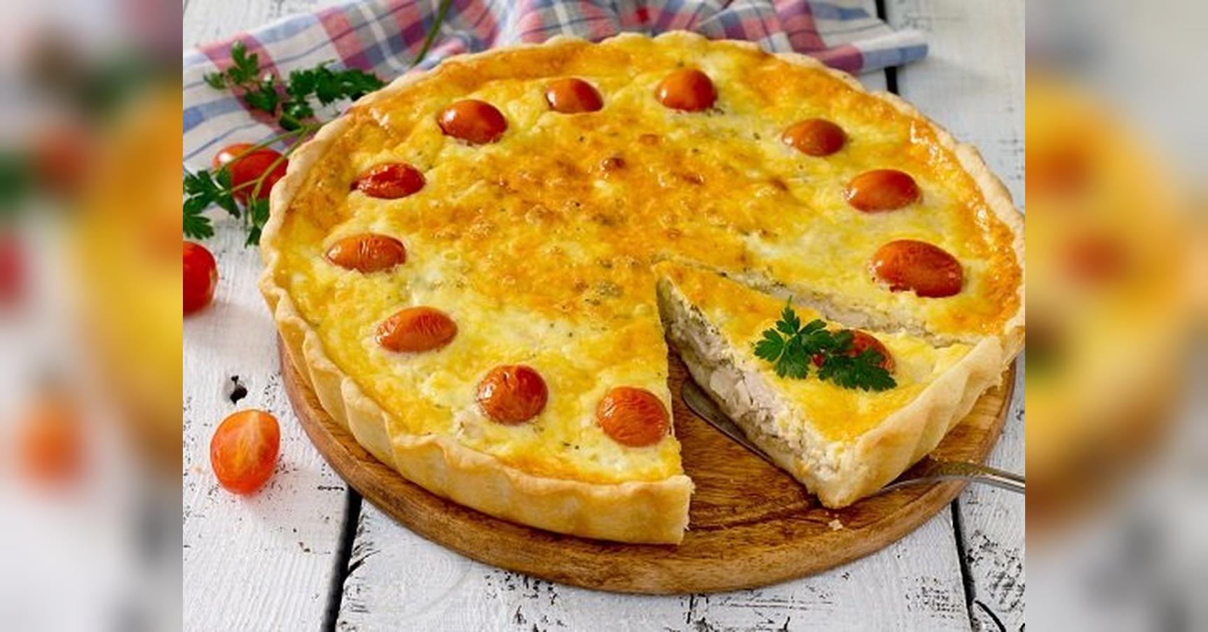 Пирог Киш Лорен с курицей и грибами простой рецепт с фото пошагово
