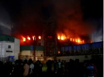 Пожар на заводе в Бангладеш