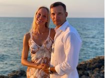 Андрей Шевченко с женой Кристен Пазик