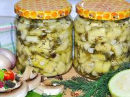 Кабачки з&nbsp;часником на&nbsp;зиму: простий рецепт