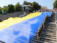 Три найбільших прапора України розгорнули в&nbsp;Одесі (фото)