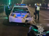 У&nbsp;крові виявили 2,67 проміле алкоголю: в&nbsp;Києві легковик з п'яним водієм влетів в&nbsp;авто патрульних