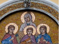 Мозаїка Віра, Надія, Любов та матір їхня Софія