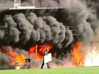 Пожежа на стадіоні в Андоррі
