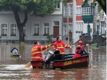 Затопленный город в Германии