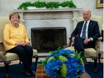 Джо Байден і Ангела Меркель у Вашингтоні