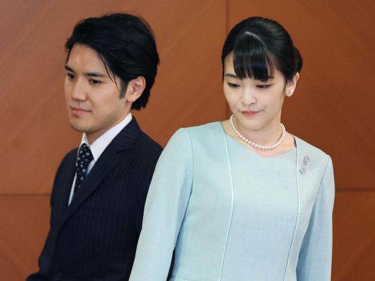Принцеса Японії Мако та її чоловік