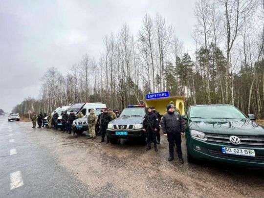 Посилене чергування силовиків України на кордоні з Білоруссю