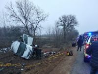 Смертельна ДТП на Луганщині: маршрутка не втрималася на слизькій трасі (фото)