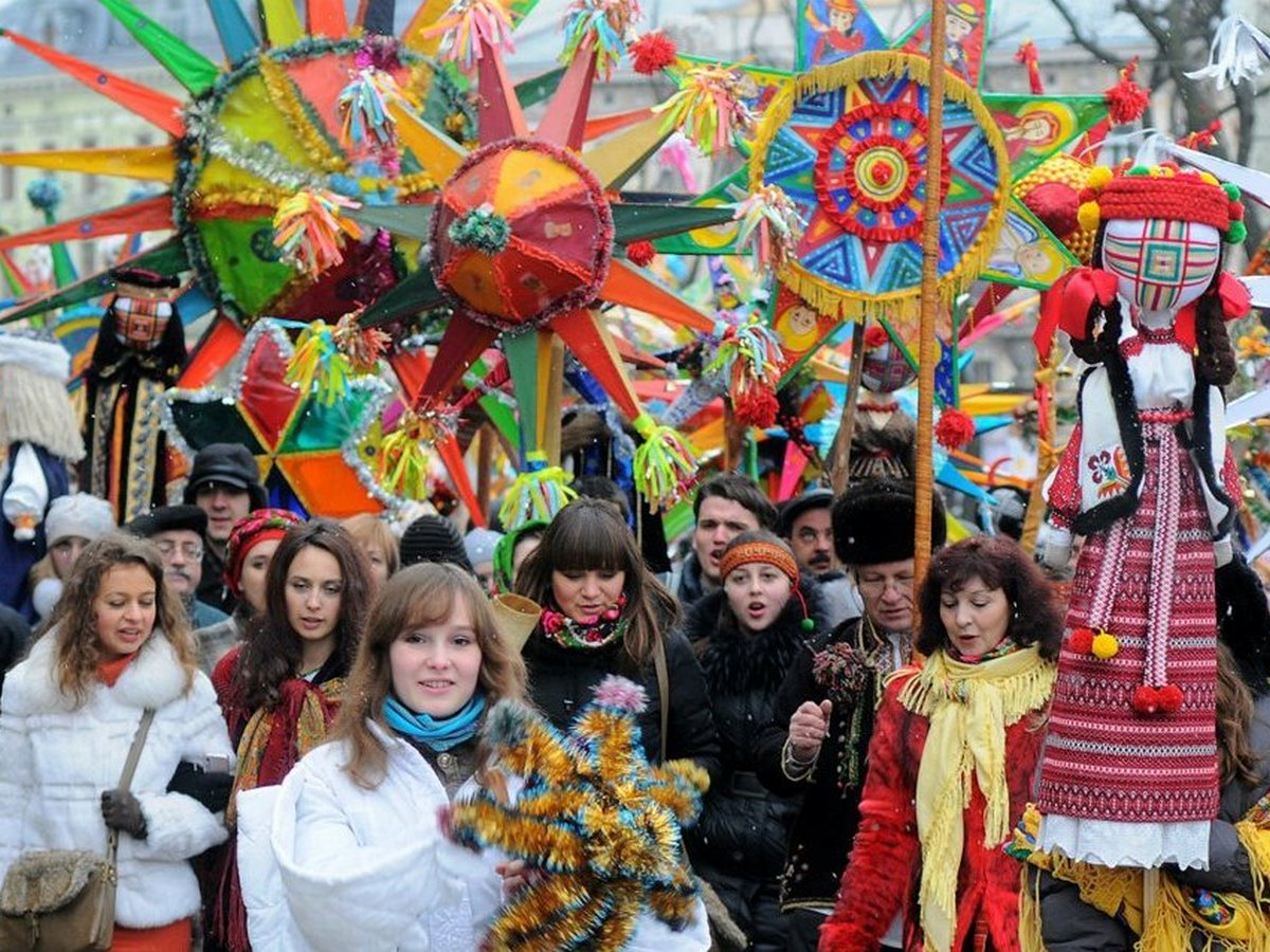 святий вечір колядки