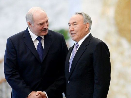 Лукашенко та Назарбаєв