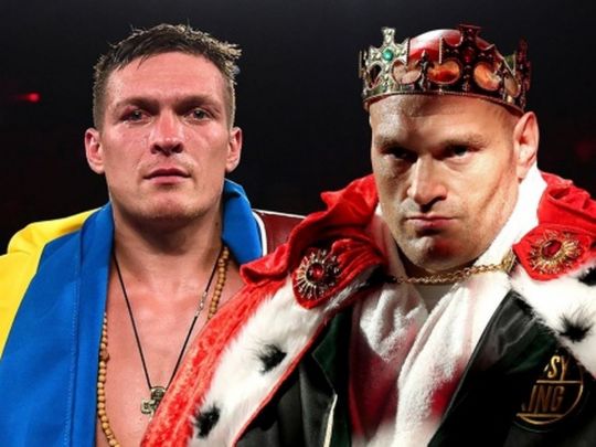 Олександр Усик і Тайсон Ф'юрі