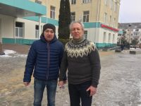 Игорь Мысан с хирургом Любомиром Куликом