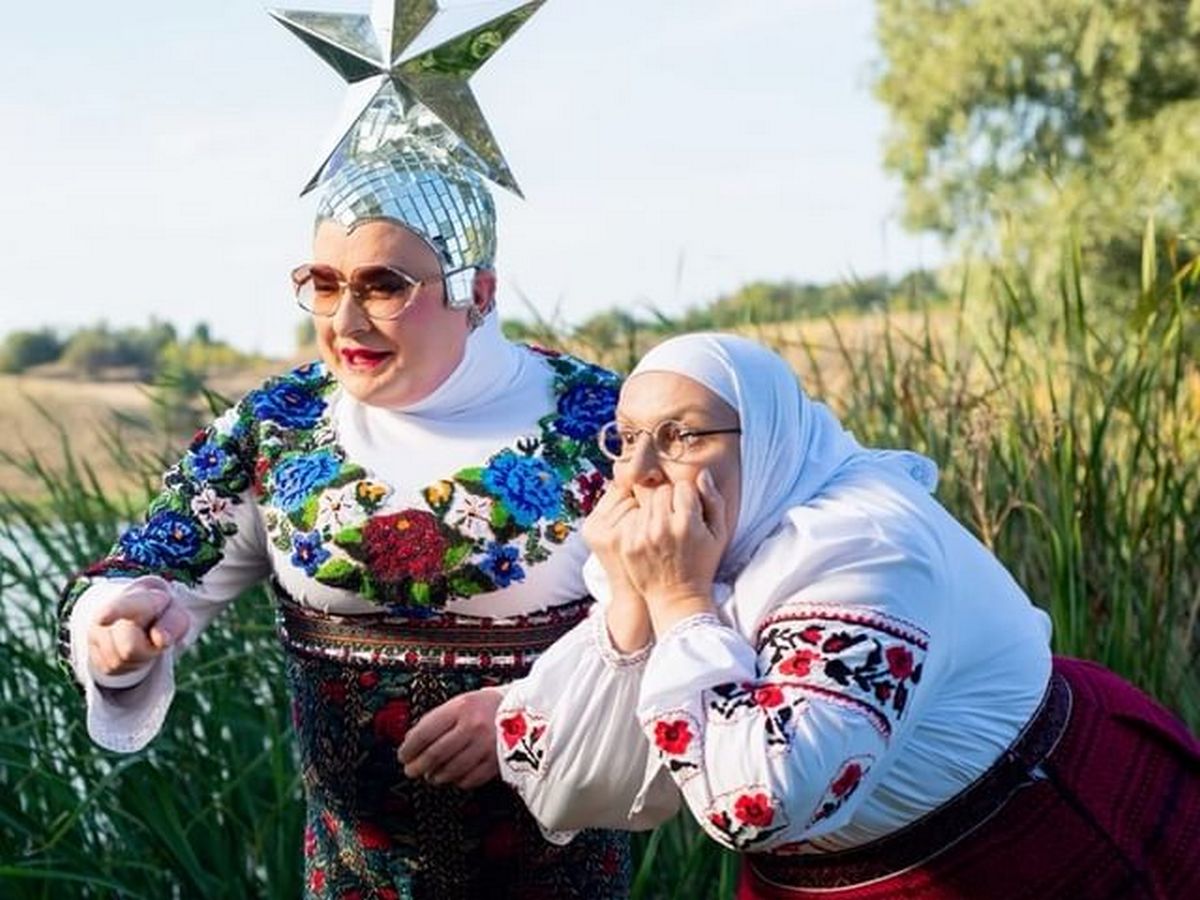 Верка Сердючка публично отругала маму в центре Киева: фото