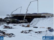 На «Большой стройке» первого украинского хайвея забетонировали путепровод на пересечении с трассой М-03