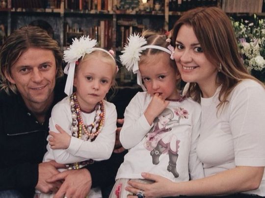 Тимощук із сім'єю