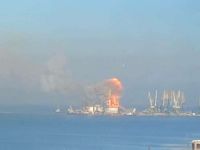 Взрыв в порту Бердянска